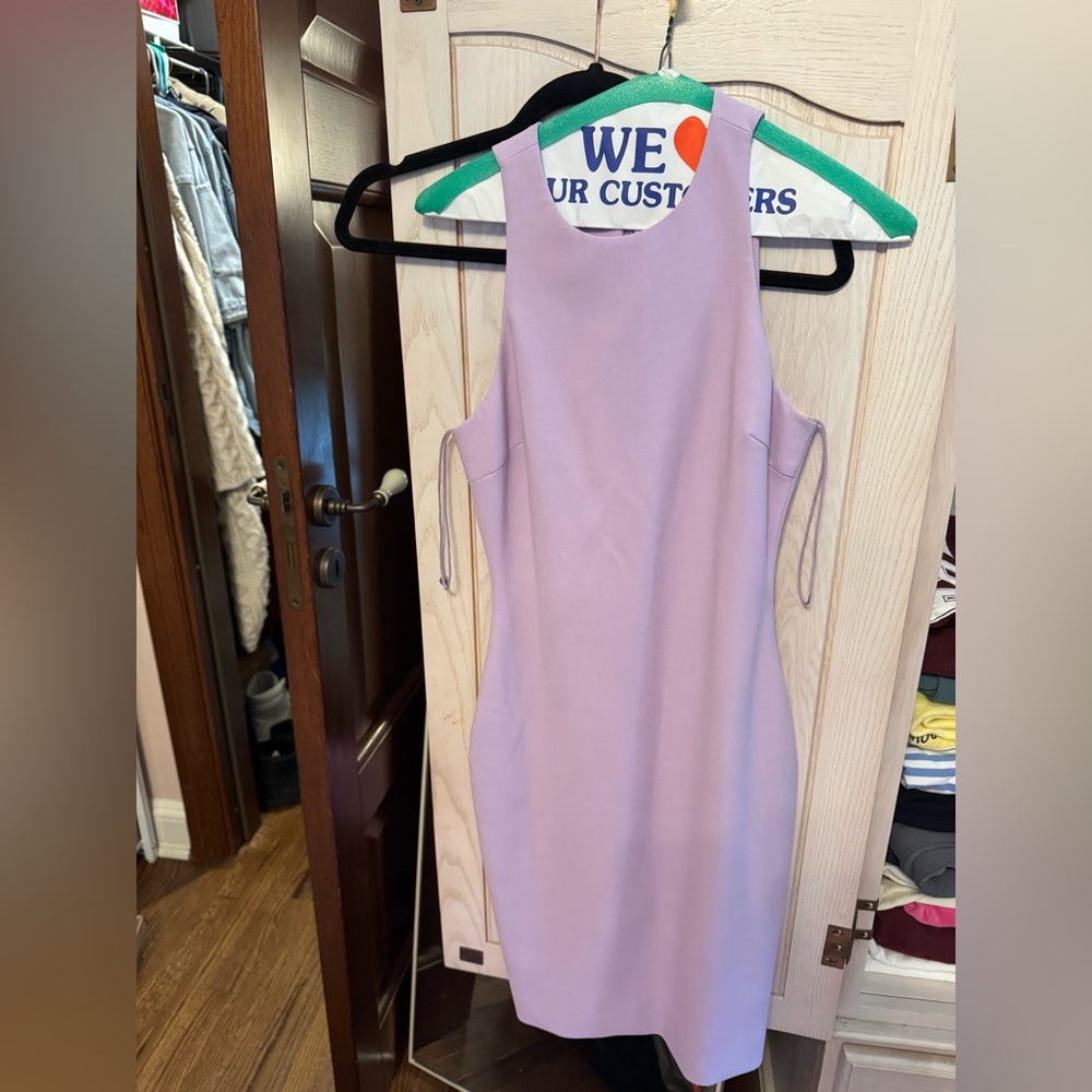 Elizabeth and James Purple Dress